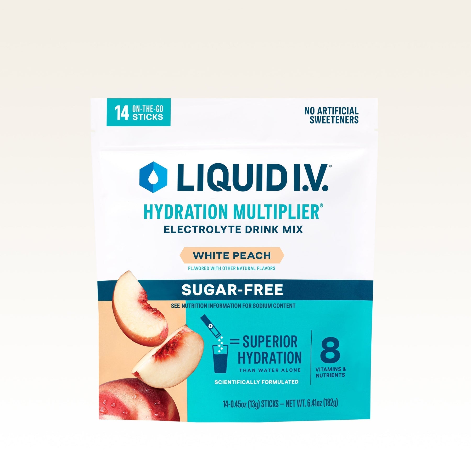 White Peach Hydration Multiplier® Sugar-Free - Peach Clean Mix